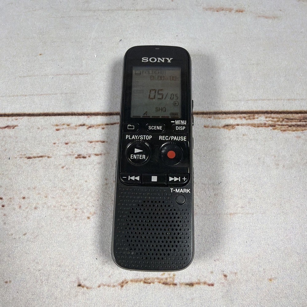 Sony ICD-PX312 Digital Flash Voice Recorder w/ MicroSD Slot Tested & Working